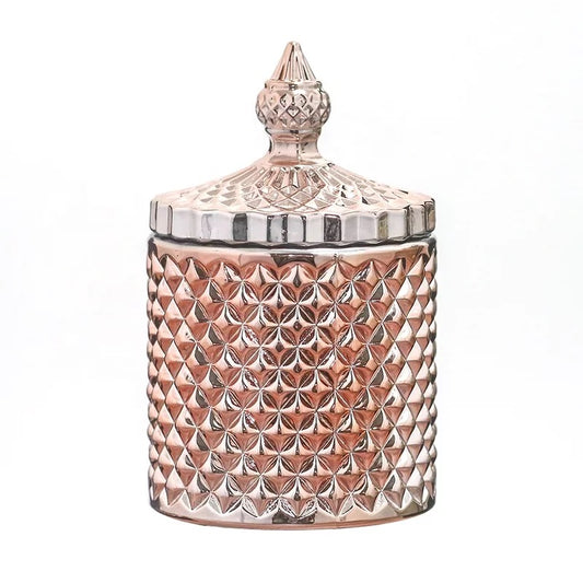Rich Girl Rose Gold Namaste Glass Candle